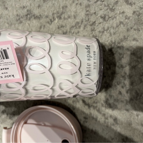 NWT kate spade new york Heart Knot Thermal Travel Mug - Picture 8 of 9